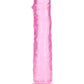 Realrock Crystal Clear Straight No Balls Dildo - Clear/Pink - 11in