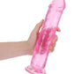 Realrock Crystal Clear Straight No Balls Dildo