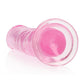 Realrock Crystal Clear Straight No Balls Dildo