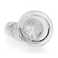 Realrock Crystal Clear Straight No Balls Dildo