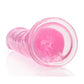 Realrock Crystal Clear Straight No Balls Dildo