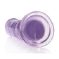 Realrock Crystal Clear Straight No Balls Dildo