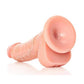 Realrock Curved Realistic Dildo with Balls and Suction Cup