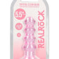 Realrock Curvy Dildo Or Butt Plug - Pink - 5.5in