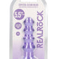 Realrock Curvy Dildo Or Butt Plug - Purple - 5.5in