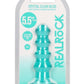 Realrock Curvy Dildo Or Butt Plug - Turquoise - 5.5in