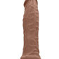 Realrock Skin Penis Extender - Caramel - 6in