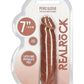 Realrock Skin Penis Extender - Caramel - 7in
