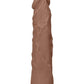 Realrock Skin Realistic Dildo Without Balls - Caramel - 8in