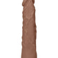 Realrock Skin Realistic Dildo Without Balls - Caramel - 9in