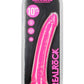 Realrock Slim Glow In The Dark Dildo with Suction Cup - Glow In The Dark/Pink - 10in