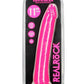 Realrock Slim Glow In The Dark Dildo with Suction Cup - Glow In The Dark/Pink - 11in