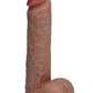 Realrock Vibrating and Thrusting Cock with Balls Regular Straight