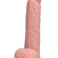 Realrock Vibrating and Thrusting Cock with Balls Regular Straight