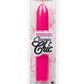 Rechargeable Classic Chic Standard Silicone Vibrator - Pink