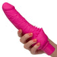 Rechargeable Power Stud Cliterrific Silicone Vibrating Dong