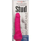 Rechargeable Power Stud Cliterrific Silicone Vibrating Dong - Pink