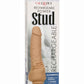 Rechargeable Power Stud Cliterrific Silicone Vibrating Dong - Vanilla