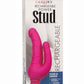 Rechargeable Power Stud Over and Under Silicone Vibrating Double Dong - Pink