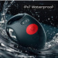 Red Dot Silicone Rechargeable Vibrating Cock Ring with Controller V3
