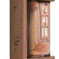 Renaissance Davinci Silicone Sliding Foreskin Dildo with Squeezable Balls - Caramel - 8in