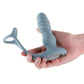 Renedage The Handyman Rechargeable Silicone Cock Ring and Prostate Massager with Remote