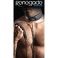 Renegade Bondage Collar Vinyl - Black/Metal