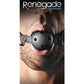Renegade Bondage Vinyl Ball Gag - Black