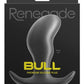 Renegade Bull Silicone Anal Plug - Black - Small