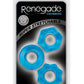 Renegade Chubbies Super Stretchable Cock Rings - Blue - Set Of 3