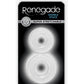 Renegade Double Stack Super Stretchable Cock Rings - Clear - Set Of 2