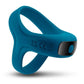 Renegade Emperor Rechargeable Silicone Vibrating Cock Ring - Teal