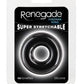 Renegade Fireman Ring Silicone Cock Ring - Black - Large