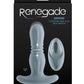 Renegade Gemini Rechargeable Silicone Prostate Massager - Gray/Grey