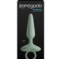 Renegade Maverick Rechargeable Silicone Anal Plug - Green