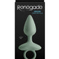 Renegade Orion Rechargeable Silicone Anal Plug - Green