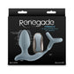 Renegade Pinnacle Rechargeable Silicone Prostate Stimulator - Gray/Grey