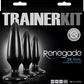 Renegade Pleasure Plug Trainer Anal Plugs - Black - Set Of 3
