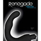 Renegade Silicone Vibrating Massager III - Black