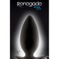 Renegade Spade Anal Plug - Black - Large