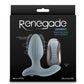 Renegade Summit Rechargeable Silicone Prostate Stimulator - Gray/Grey