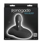 Renegade Thrust and Grind Rechargeable Silicone Vibrator - Black