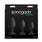 Renegade Triple Ace Silicone Anal Plugs Kit