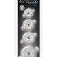 Renegade Vitality Cock Ring Kit - Clear - 4 Per Set