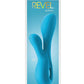 Revel Galaxy Rechargeable Silicone Rabbit Vibrator - Blue