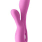 Revel Galaxy Rechargeable Silicone Rabbit Vibrator - Pink