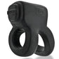 Revhammer Reverb Shaft Vibrating Cock Ring - Black/Tar Ice