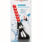 Ribbed Anal Douche - Black/Red