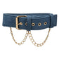 Ride 'Em Premium Denim Collection Collar with Leash