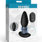 Rimmers Model-E Vibrating Rechargeable Silicone Rimming Plug with Remote Control - Black